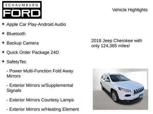 Used 2018 Jeep Cherokee Latitude Plus w/ Comfort/Convenience Group FWD image 8