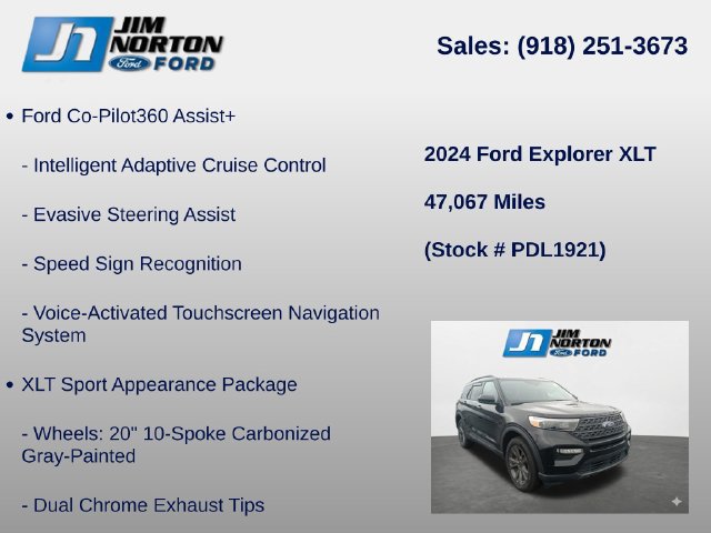 Used 2024 Ford Explorer XLT w/ Equipment Group 202A AWD/4WD image 14