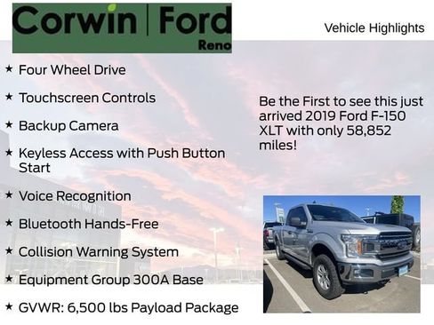 Used 2019 Ford F150 XLT AWD/4WD image 4