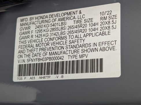 Used 2023 Honda Passport Elite image 19