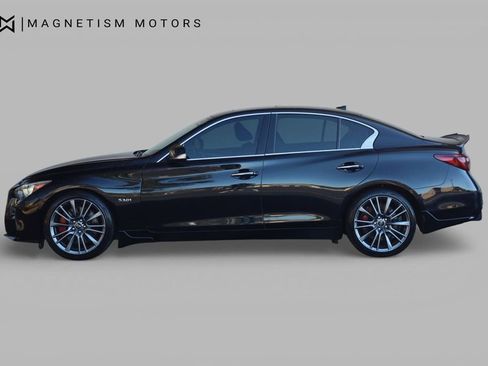 Used 2018 INFINITI Q50 Red Sport 400 w/ Sensory Package (Sport) image 3