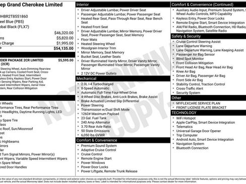Used 2026 Jeep Grand Cherokee Limited AWD/4WD image 46