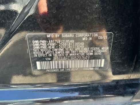 Used 2024 Subaru Impreza 2.0i Sport AWD/4WD image 15