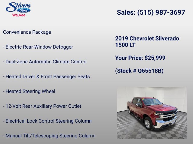 Used 2019 Chevrolet Silverado 1500 LT w/ All-Star Edition AWD/4WD image 34
