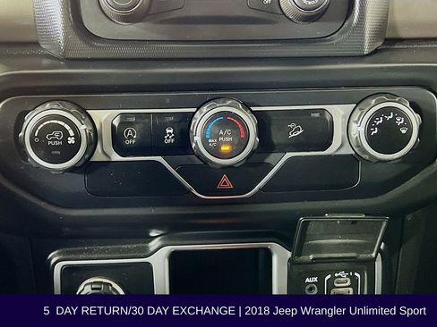 Used 2018 Jeep Wrangler Unlimited Sport AWD/4WD image 21