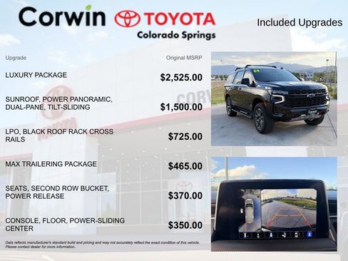 Used 2024 Chevrolet Tahoe Z71 w/ Luxury Package AWD/4WD image 4