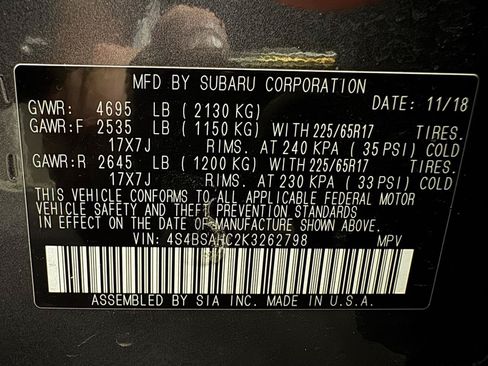 Used 2019 Subaru Outback 2.5i Premium AWD/4WD image 32