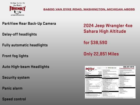 Used 2024 Jeep Wrangler High Altitude AWD/4WD image 7