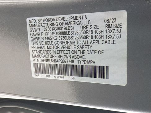 Used 2023 Honda Odyssey EX-L image 20