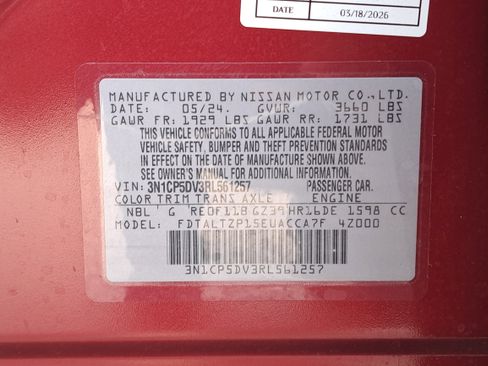 Certified 2024 Nissan Kicks SR w/ SR Premium Package image 33