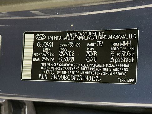 Used 2025 Hyundai Tucson SEL AWD/4WD image 12