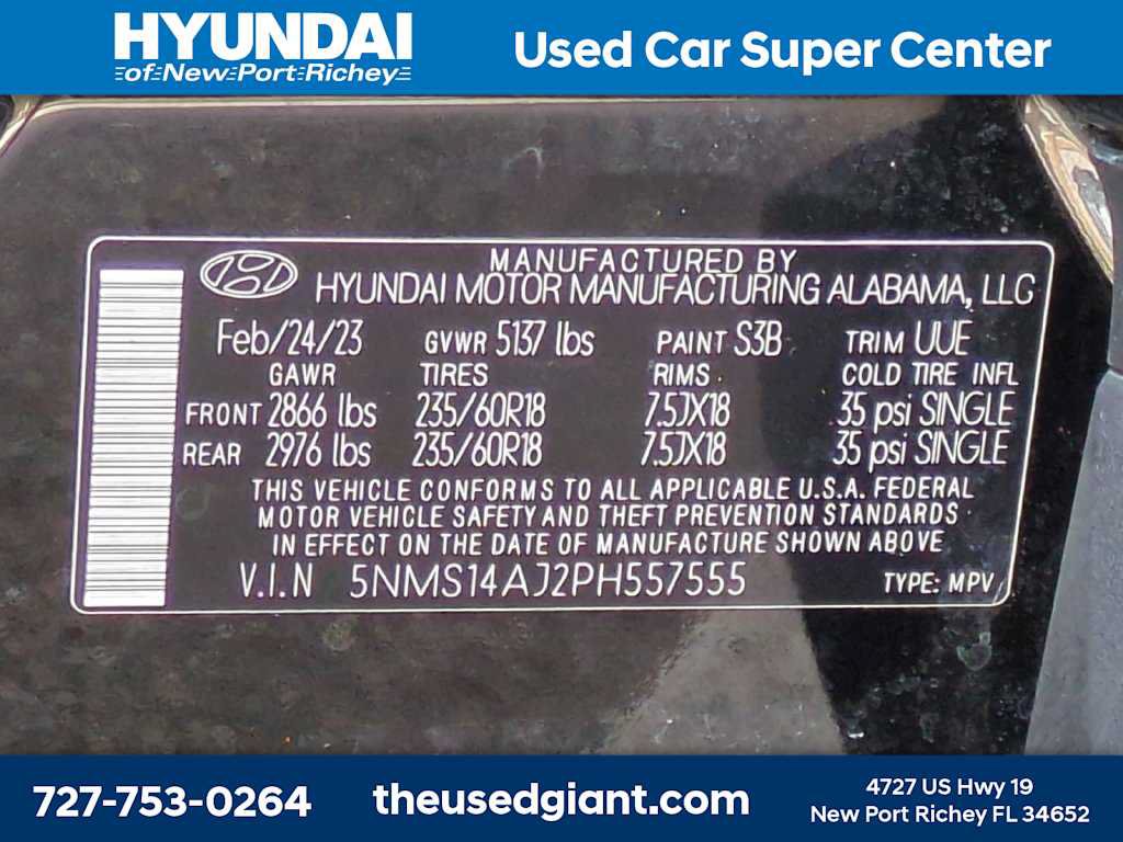 Certified 2023 Hyundai Santa Fe SE FWD image 30
