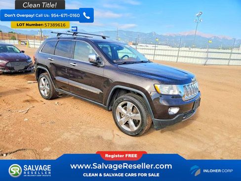 Used 2012 Jeep Grand Cherokee Overland Summit AWD/4WD image 5