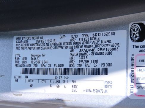 Used 2014 Ford Fiesta SE w/ Equipment Group 201A FWD image 21