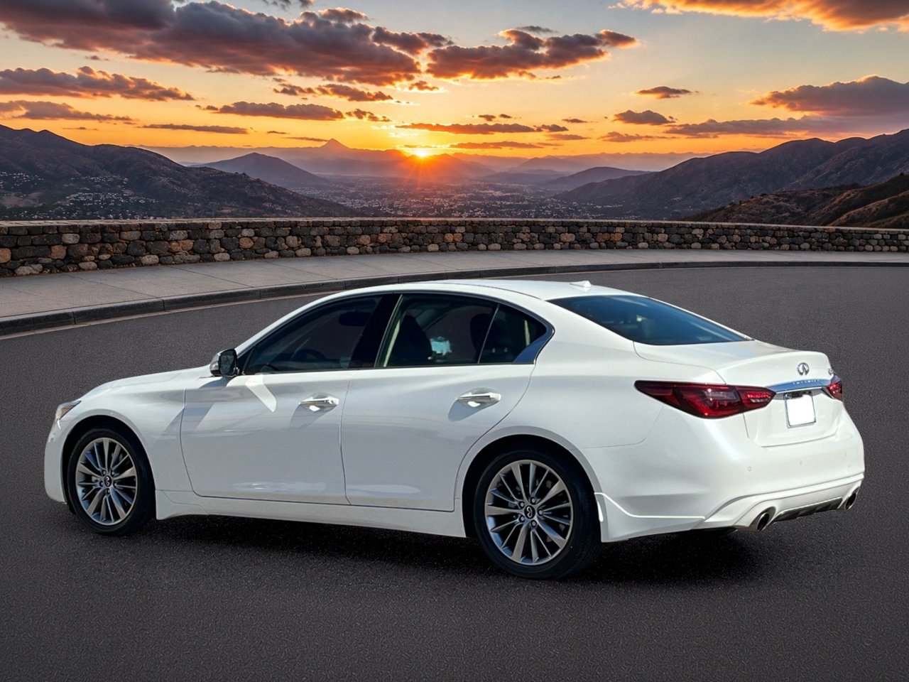 Certified 2023 INFINITI Q50 Luxe w/ Cargo Package RWD image 4