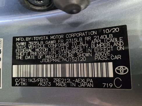 Used 2021 Toyota Corolla LE w/ Carpet Mat Package (TMS) FWD image 33