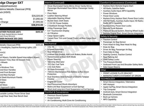 Used 2023 Dodge Charger SXT w/ Cold Weather Package RWD image 3