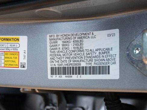 Certified 2023 Honda Civic Sport Touring image 37