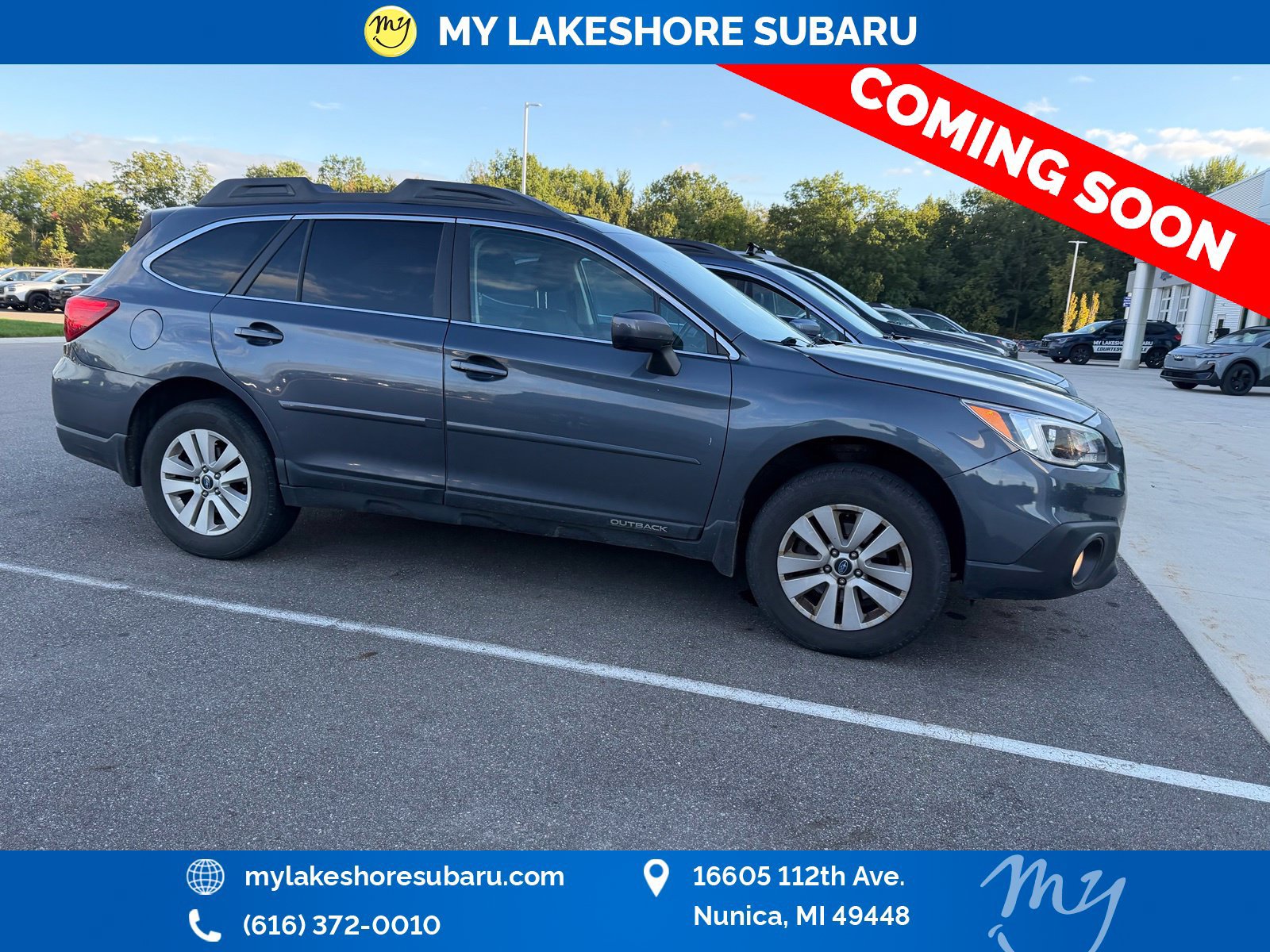 Used 2017 Subaru Outback 2.5i Premium w/ Popular Package #2 AWD/4WD image 3