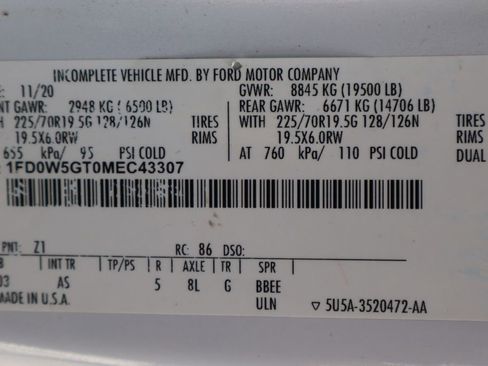 Used 2021 Ford F550 2WD Crew Cab Super Duty image 55