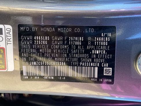 Used 2018 Honda Clarity Touring image 34