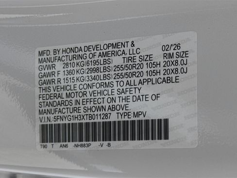 New 2026 Honda Pilot Sport image 39