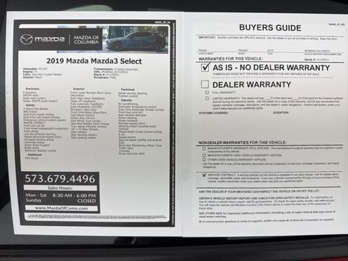 Used 2019 MAZDA MAZDA3 Sedan image 30