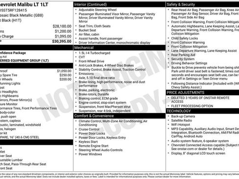 Used 2024 Chevrolet Malibu LT FWD image 17