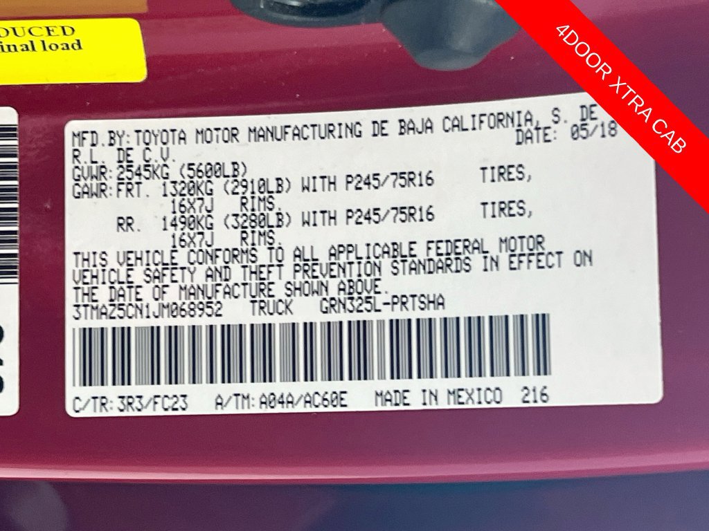 Used 2018 Toyota Tacoma SR5 RWD image 29
