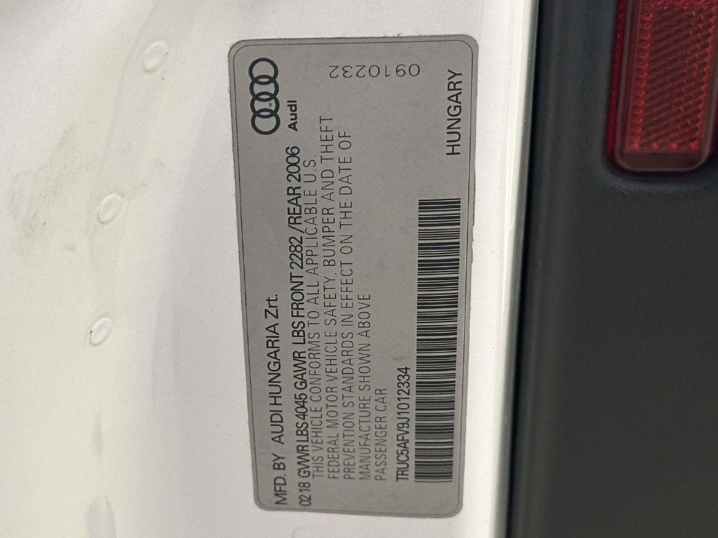 Used 2018 Audi TT 2.0T w/ Technology Package AWD/4WD image 32