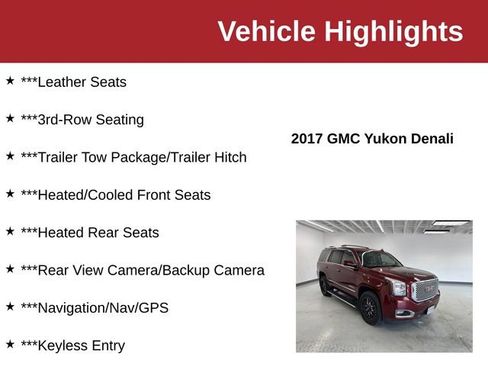 Used 2017 GMC Yukon Denali AWD/4WD image 10
