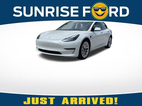 Used 2021 Tesla Model 3 Long Range AWD/4WD image 1