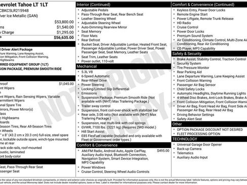 Used 2020 Chevrolet Tahoe LT image 3