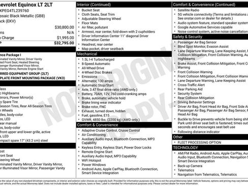 Used 2026 Chevrolet Equinox LT image 34