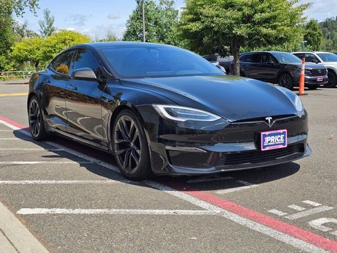 Used 2021 Tesla Model S Plaid AWD/4WD image 3