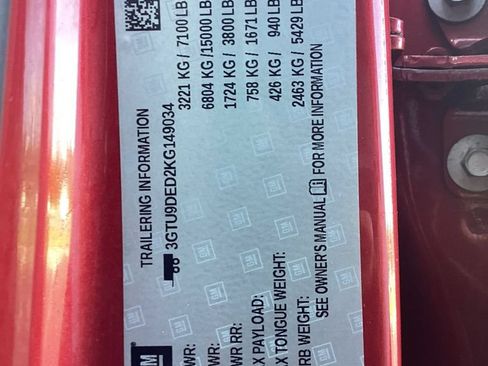 Used 2019 GMC Sierra 1500 SLT AWD/4WD image 70