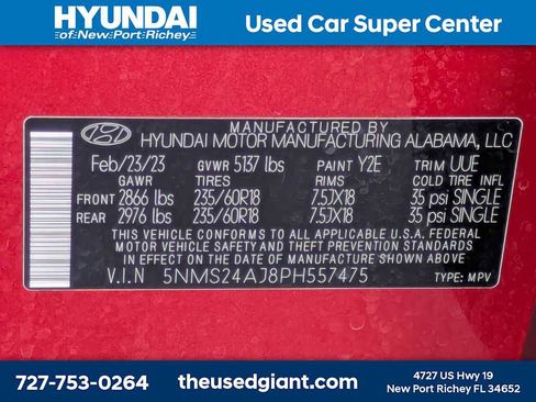 Used 2023 Hyundai Santa Fe SEL FWD image 40