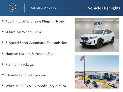 Used 2024 BMW X5 xDrive50e image 2