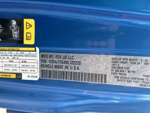 Certified 2022 Jeep Gladiator Overland w/ Popular Equipment Package image 35