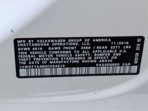 Used 2017 Volkswagen Passat 1.8T SE FWD image 15