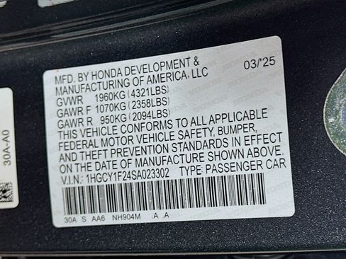 Used 2025 Honda Accord LX image 25