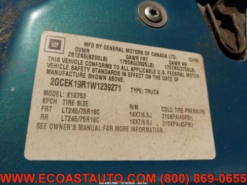 Used 1998 Chevrolet Silverado 1500 4x4 Extended Cab w/ Preferred Equipment Group 2 image 10