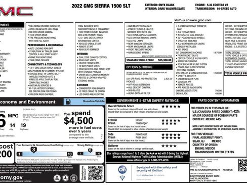 Used 2022 GMC Sierra 1500 SLT AWD/4WD image 5