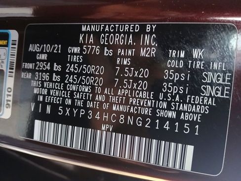 Used 2022 Kia Telluride EX w/ EX Premium Package image 18