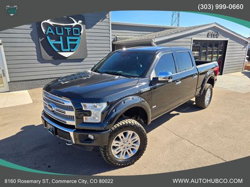 Used 2015 Ford F150 Platinum w/ Equipment Group 701A Luxury image 2