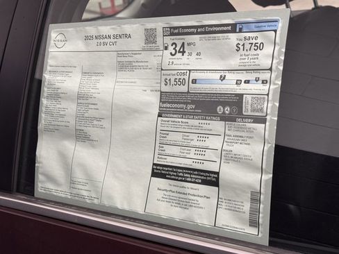 New 2025 Nissan Sentra SV image 16