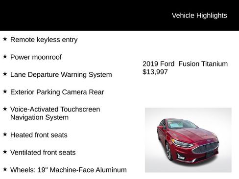 Used 2019 Ford Fusion Titanium image 6