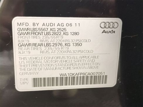 Used 2012 Audi Q5 3.2 Premium Plus image 32