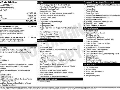 Used 2024 Kia Forte GT-Line w/ GT-Line Premium Package FWD image 1