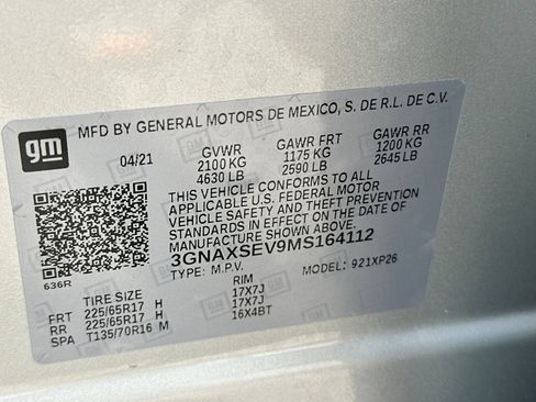 Used 2021 Chevrolet Equinox LS w/ LS Convenience Package AWD/4WD image 28